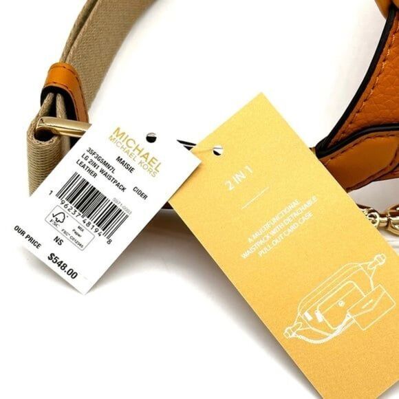 Michael Kors Maisie Large 2 in 1 Sling Pack Crossbody Bag Cider (NWT) - Picture 11 of 11